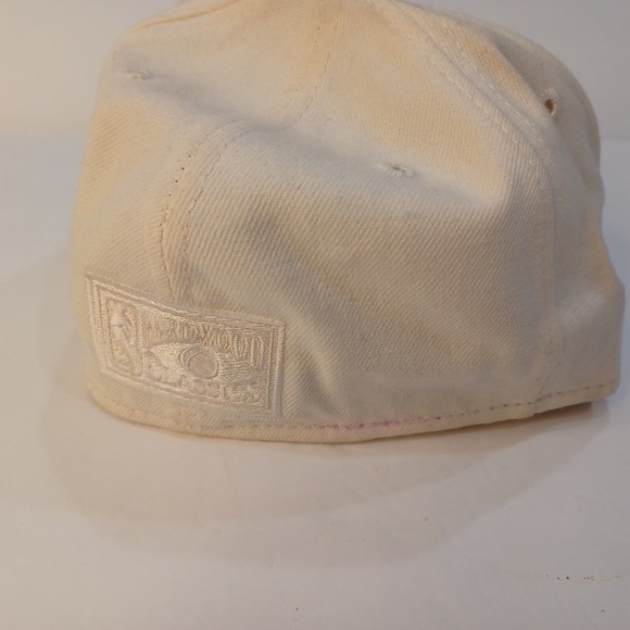 New Era 59Fifty Hardwood Classics Houston Rockets Size 7 1/4 Raised Logo Wool - Picture 8 of 12